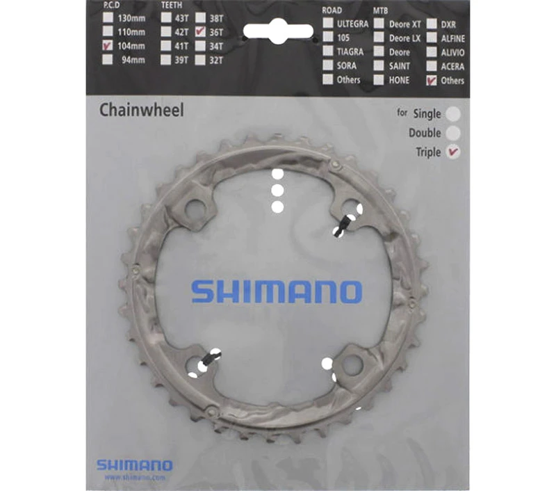Shimano FC-T551 Plateau 10 Vitesses 4 Shimano FC-T551 Plateau 10 Vitesses – Image 4