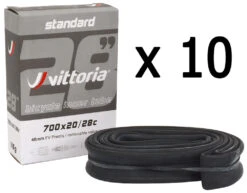 Vittoria Chambre à Air Standard 700x20/28C SV 80mm (10 Pièces)