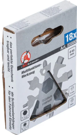 Outil Multifonctionnel 18 En 1 Acier Inoxydable -Vélo Accessoires Boutique BGS technic 85880 20126168 Multifunktionswerkzeug 18 in 1 Edelstahl 7