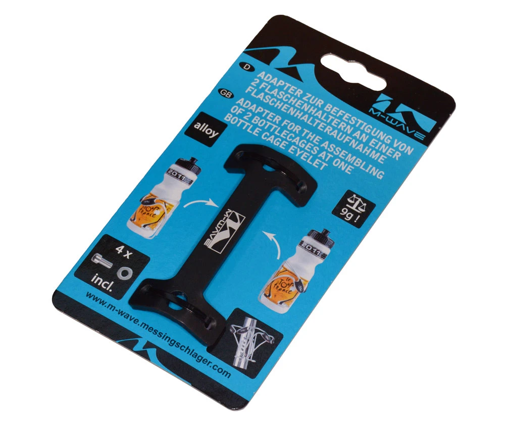 M-Wave Adaptateur Pour 2 Porte-bouteilles 2 M-Wave Adaptateur Pour 2 Porte-bouteilles – Image 2