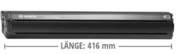 Bosch Batterie PowerTube 625 (BBP290) HORIZONTAL -Vélo Accessoires Boutique PowerTube 625 Akku BBP290 HORIZONTAL 416mm 0275007543