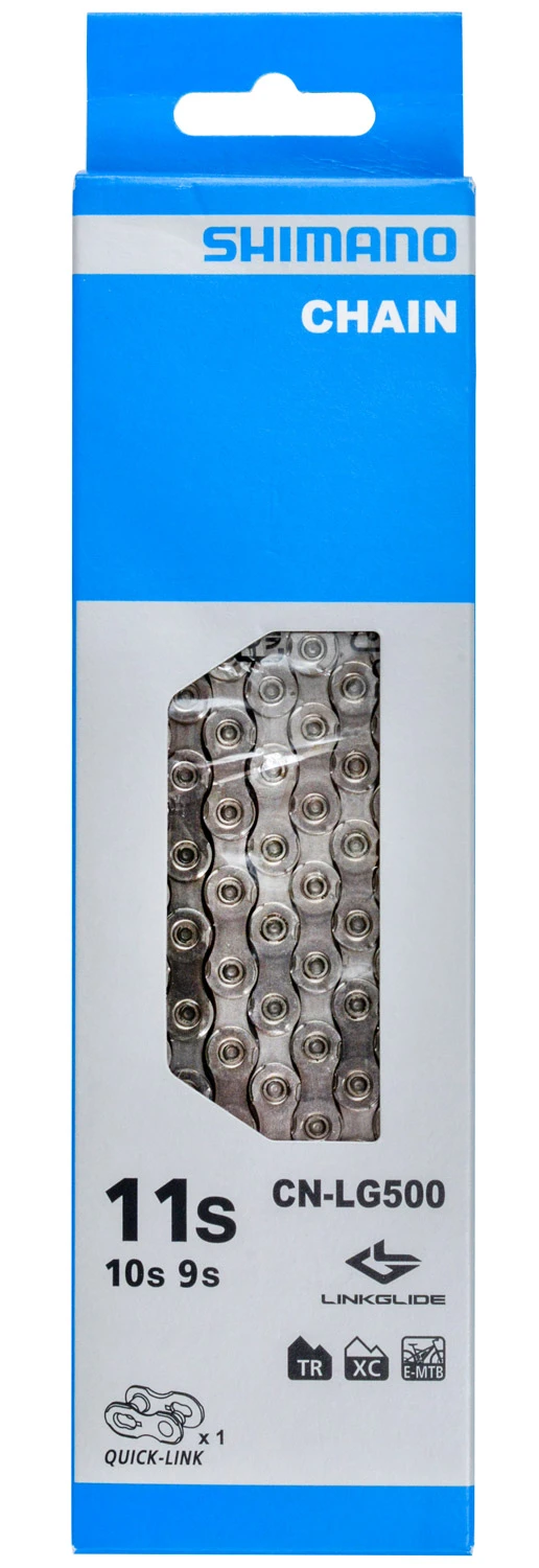 Shimano CN-LG500 Chaîne Linkglide 10/11 Vitesses Avec Quick-Link 2 Shimano CN-LG500 Chaîne Linkglide 10/11 Vitesses Avec Quick-Link – Image 2
