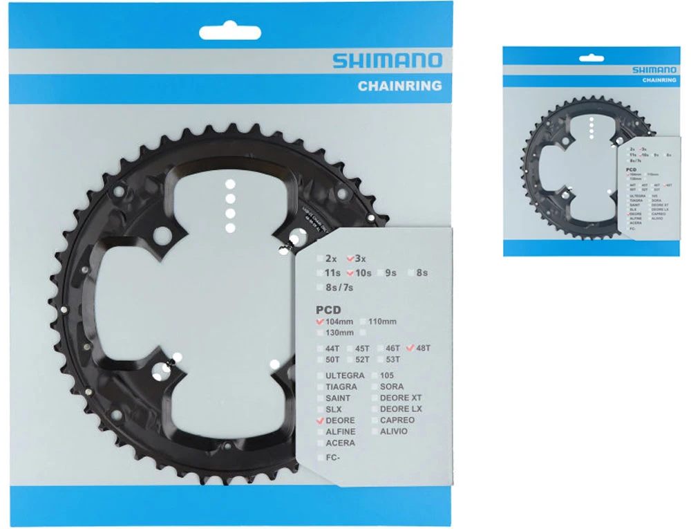 Shimano FC-T6010 Plateau 48T Pour Garde-Chaîne 1 Shimano FC-T6010 Plateau 48T Pour Garde-Chaîne