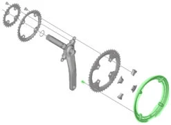 Shimano Garde-chaîne Pour FC-T8000 5 Shimano Garde-chaîne Pour FC-T8000 -Vélo Accessoires Boutique Shimano Kettenschutzring fur FC T8000 Y1VL98030 c