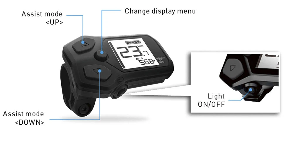Shimano Écran STEPS SC-E5000 Avec Connecteur EW-SD50 5 Shimano Écran STEPS SC-E5000 Avec Connecteur EW-SD50 – Image 5
