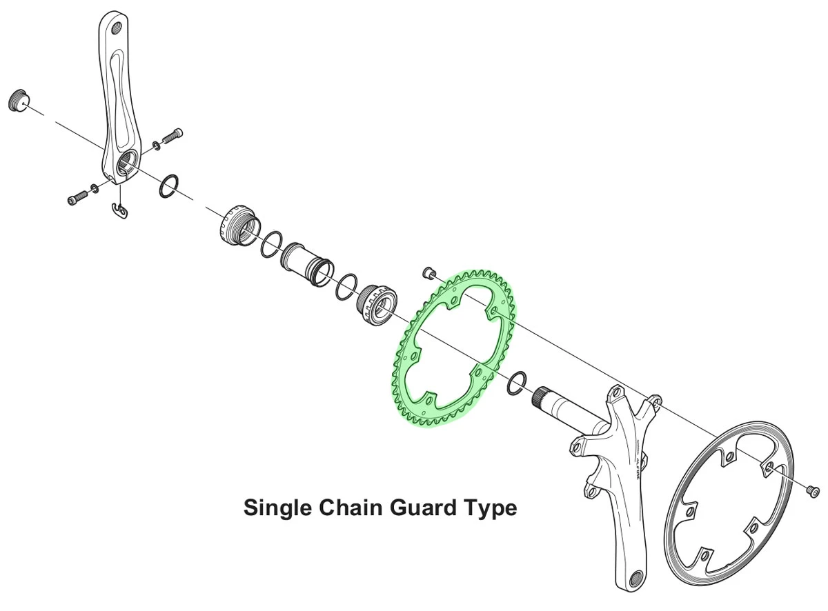 Shimano ALFINE Plateau De Pédalier Pour FC-S501 2 Shimano ALFINE Plateau De Pédalier Pour FC-S501 – Image 2