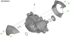 Shimano Vis De Fixation Pour Boîtier STEPS SM-DUE80 5 Shimano Vis De Fixation Pour Boîtier STEPS SM-DUE80 -Vélo Accessoires Boutique Shimano Befestigungsschrauben fur Steps Gehause SM DUE80 Y72G98010 c