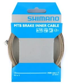 Shimano MTB/Tandem Acier Inoxydable Câble De Frein SUS 1,6mm X 3500mm