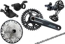 Shimano SLX M7100 Groupe 2x12 Vitesses Collier 10-45