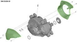 Shimano STEPS SM-DUE80-B Boîtier Pour DU-E8000 Type-B -Vélo Accessoires Boutique Shimano Steps Gehause SM DUE80 B fur DU E8000 Typ B KSMDUE80B