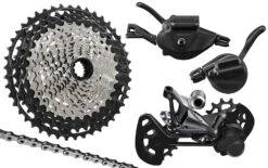 Shimano XTR M9100 Kit De Mise à Niveau 2x12 Vitesses 10-45 I-Spec EV Sans Dérailleur Arrière