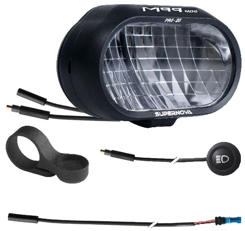 Supernova M99 Mini Pro 25 U-Series - Phare Pour E-bike 1 Supernova M99 Mini Pro 25 U-Series - Phare Pour E-bike